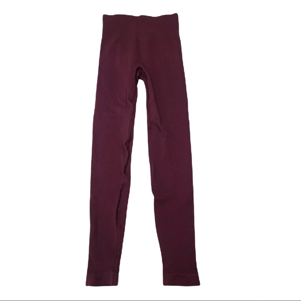 Balance Athletica Seamless Legging Amethyst Quartz Maroon Diamond Textur… - Picture 4 of 12